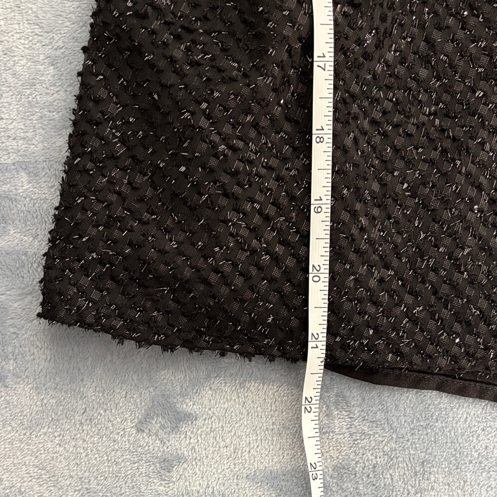 Ann Taylor Factory Black Textured Blouse - Picture 10 of 10